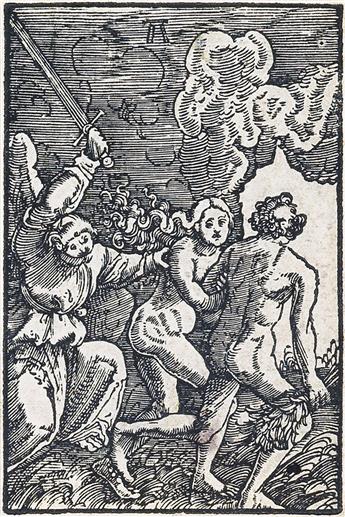 ALBRECHT ALTDORFER Group of 4 woodcuts from Fall and Redemption of Man.